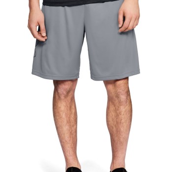 Under Armour Tech Graphic Shorts Lysegrå polyester Medium Herre