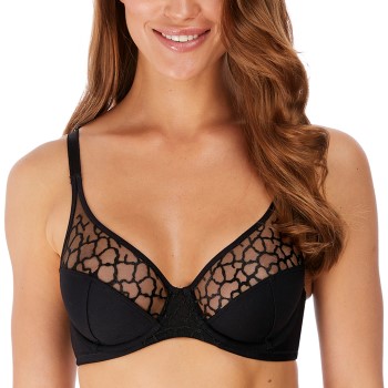 Wacoal Bh Lisse Average Wire Bra Sort B 80 Dame