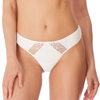 Wacoal Trusser Lisse Thong Hvid Large Dame