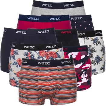 Se WESC 9P Mixpack Boxer Briefs Flerfarvet bomuld Small Herre ved Timarco