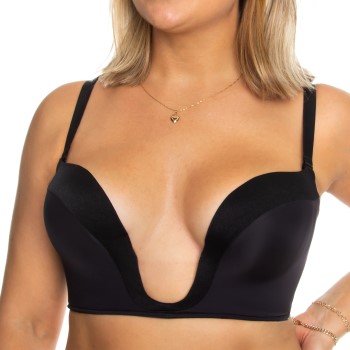 Wonderbra Bh Ultimate Silhouette Micro Plunge Sort A 75 Dame