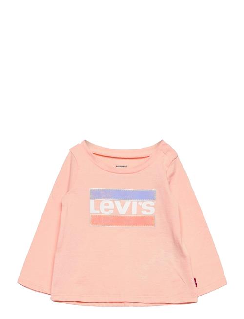 Se Levi's Lvg Ls Graphic Tee Levi's Pink ved Booztlet