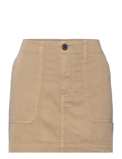 Mango Pocket Miniskirt Mango Beige