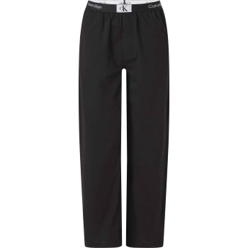 Calvin Klein Sleep Pant Sort bomuld Large Dame