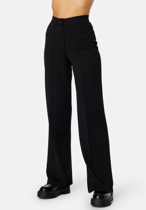 Se BUBBLEROOM Hilma Soft Suit Trousers Black XS ved Bubbleroom