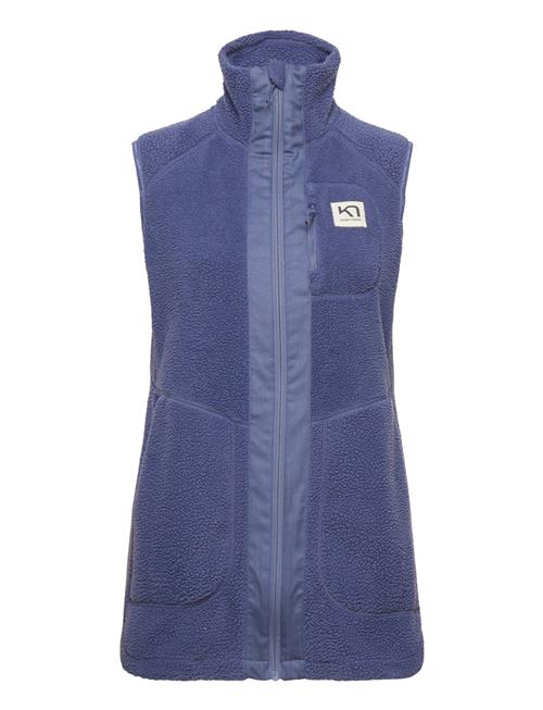 Kari Traa Sanne Pile Vest Long Kari Traa Blue