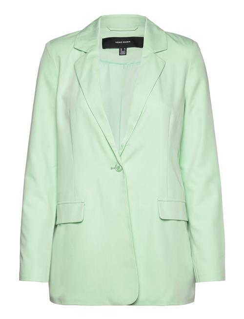 Se Vero Moda Vmzelda L/S Blazer Vero Moda Green ved Booztlet