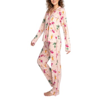 Se PJ Salvage Playful Prints Pyjama Lyserosa X-Large Dame ved Timarco