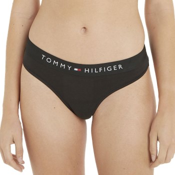 Tommy Hilfiger Trusser Thongs Sort økologisk bomuld X-Large Dame