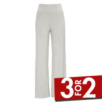 Se Damella Bamboo Lounge Pants Gråmelerad Bambus Large Dame ved Timarco