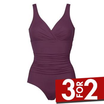 Damella Fiona Swimsuit Vinrød  40 Dame