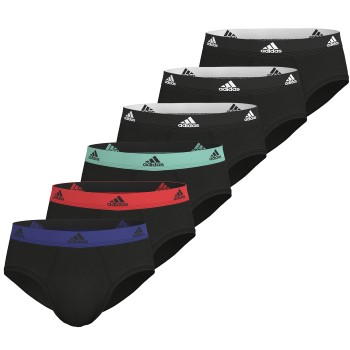 adidas 6P Active Flex Cotton Briefs Sort bomuld Medium Herre