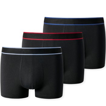 Schiesser 3P 95-5 Boxer Shorts Sort bomuld Medium Herre