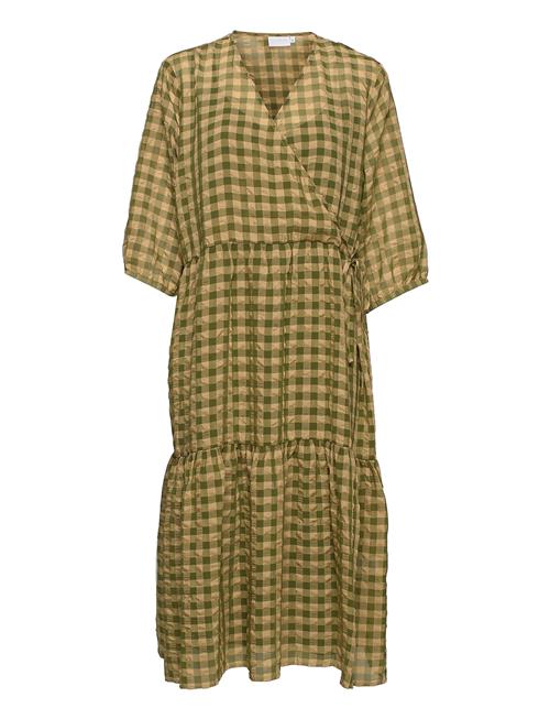 Coster Copenhagen Dress In Green Checks Coster Copenhagen Green