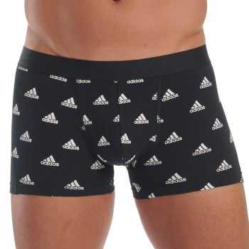 adidas 3P Active Flex Cotton Trunk Sort/Blå bomuld Medium Herre