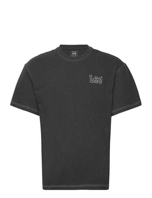 Se Lee Jeans Loose Seasonal Tee Lee Jeans Black ved Booztlet