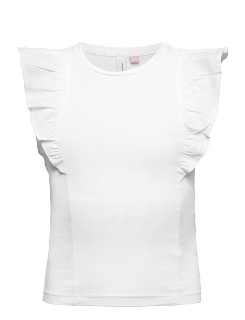 Vero Moda Girl Vmlola Sl Ruffle Top Jrs Girl Vero Moda Girl White