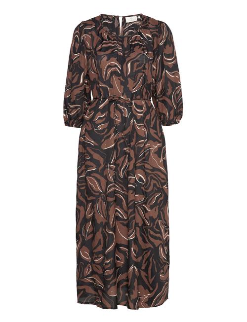 Kaffe Kadorita Dress Kaffe Brown