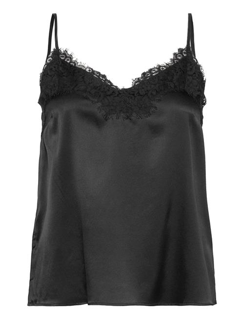 Rwjade Silk Lace Strap Top Rosemunde Black