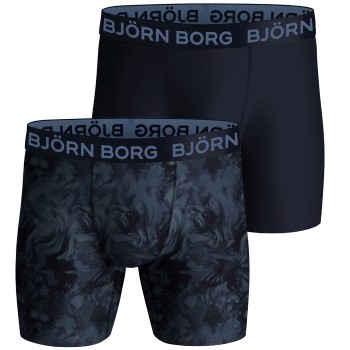 Björn Borg 2P Performance Boxer 1572 Flerfarvet polyester Medium Herre