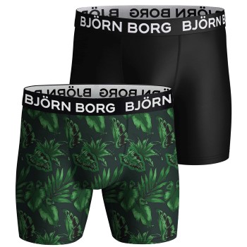 Björn Borg 2P Performance Boxer 1572 Flerfarvet-2 polyester Small Herre