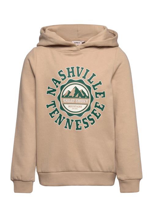 Se Kids Only Kogbillie L/S Mountain Hood Box Swt Kids Only Beige ved Booztlet