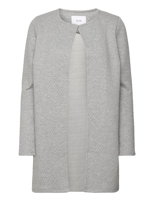 Vila Vinaja New Long Jacket - Noos Vila Grey