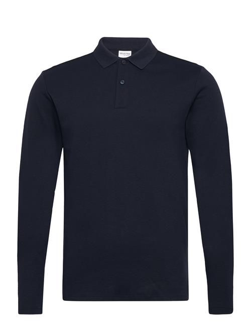 Selected Homme Slhslim-Toulouse Ls Polo B Noos Selected Homme Navy