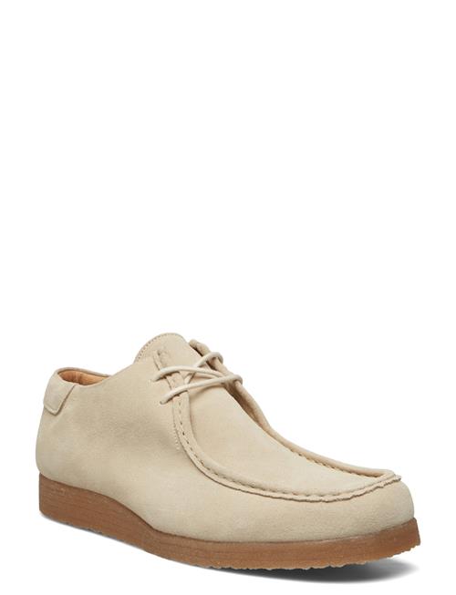 Selected Homme Slhchristopher New Suede Moc-Toe Shoe B Selected Homme Cream