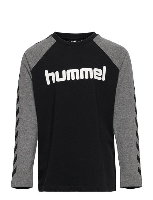 Hmlboys T-Shirt L/S Hummel Black