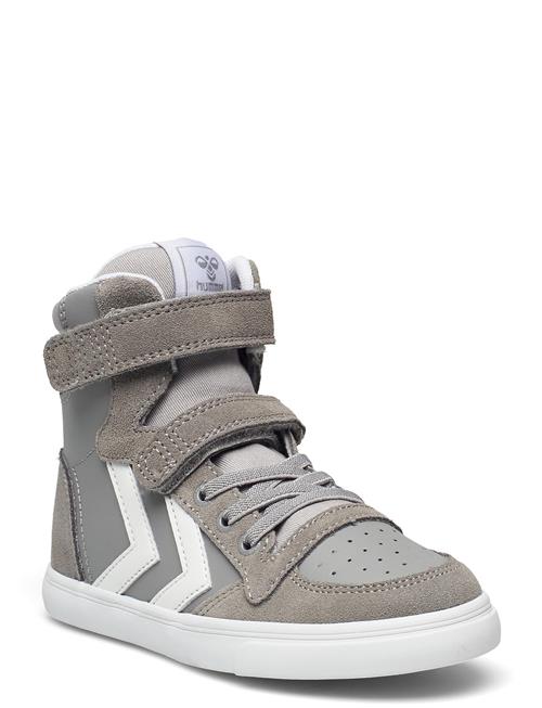 Hummel Slimmer Stadil Leather High Jr Hummel Grey