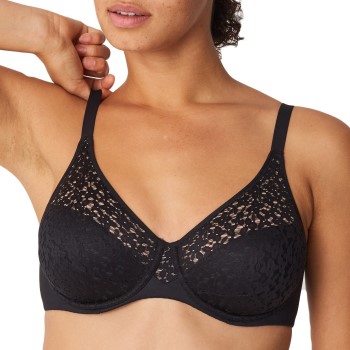 Chantelle Bh EasyFeel Norah Underwired Bra Sort nylon C 75 Dame