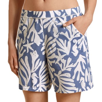 Calida Favourites Coast Shorts Blå/Hvid Medium Dame