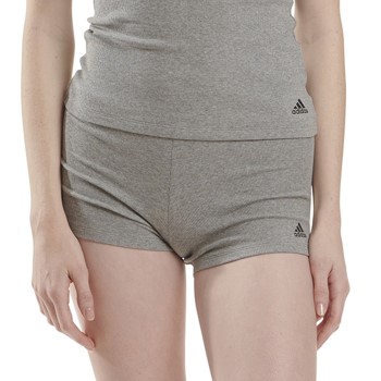 adidas Trusser Active Flex Ribbed Boxer Shorts Grå bomuld Small Dame