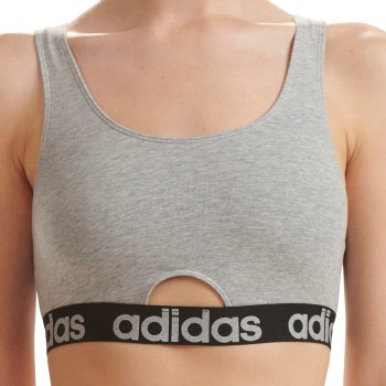 adidas Bh Scoop Bralette Grå bomuld Small Dame