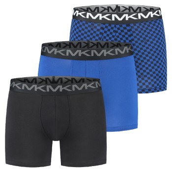 Michael Kors 3P Strecth Factor Boxer Brief Blå bomuld Medium Herre