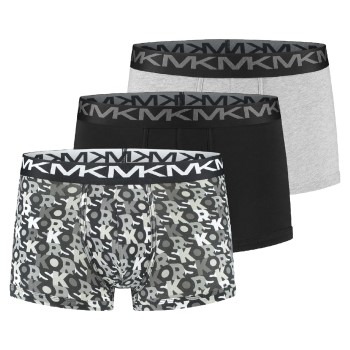 Michael Kors 3P Stretch Factor Trunks Sort/Hvid bomuld XX-Large Herre