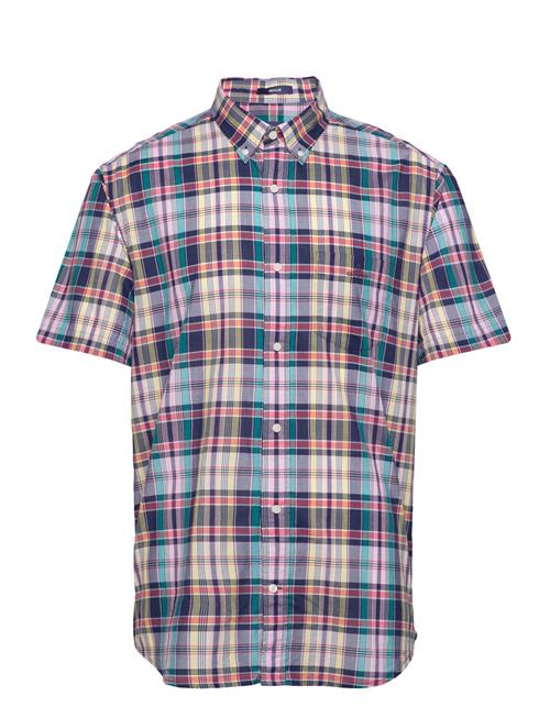 D1. Reg Colorful Check Ss Bd GANT Blue