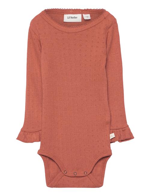 Lil'Atelier Nbfrachel Ls Slim Body July Lil Lil'Atelier Orange