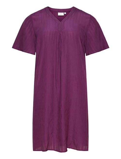 ONLY Carmakoma Carkeyser 2/4 Knee Dress Wvn ONLY Carmakoma Purple