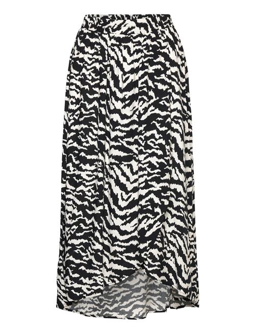 Vila Vipaya Tira H/W Fake Wrap Skirt/Su Vila Black