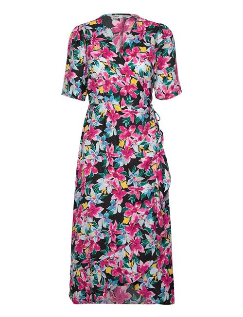 ONLY Onlleah S/S Wrap Midi Dress Ex Ptm ONLY Pink