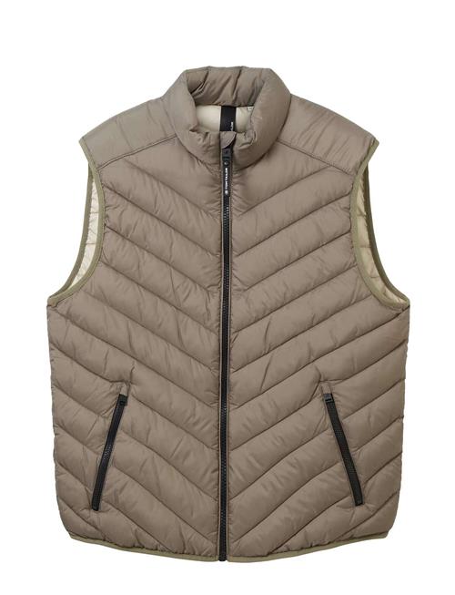 Se Tom Tailor Light Weight Vest Tom Tailor Khaki ved Booztlet