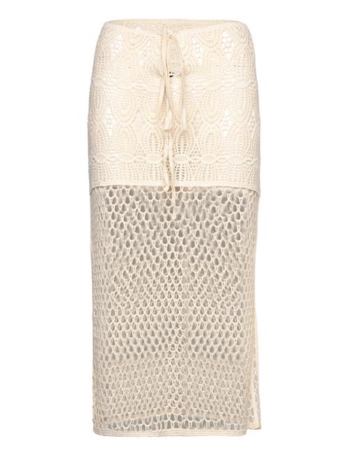 ONLY Onlflorence Crochet Skirt ONLY Cream