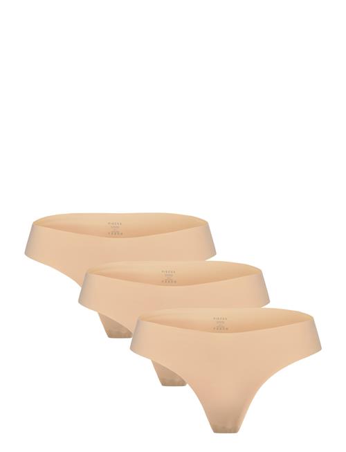 Pcnamee Thong 3-Pack Noos Pieces Beige