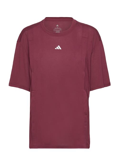 Se adidas Performance Tr-Es Mat T Adidas Performance Burgundy ved Booztlet