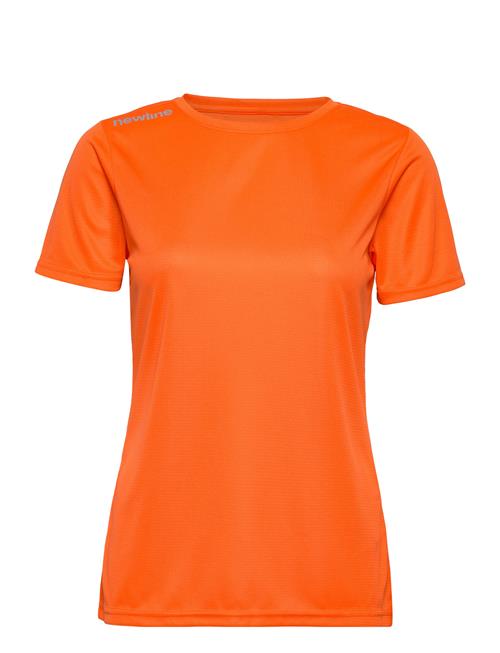 Se Newline Women Core Functional T-Shirt S/S Newline Orange ved Booztlet