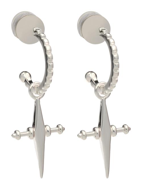 LUV AJ The Mini Cross Hoops-Silver LUV AJ Silver