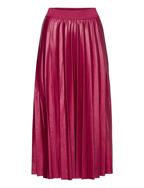 Vila Vinitban Midi Skirt - Noos Vila Red