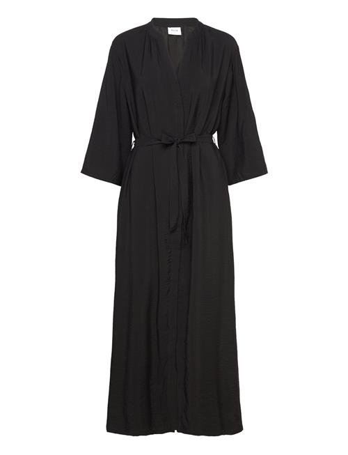 Vila Visero Vneck 3/4 Ankle Shirt Dress/Su Vila Black